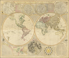 World and Celestial Maps Map By Samuel Dunn