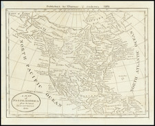 North America Map By Aaron Arrowsmith  &  Samuel Lewis