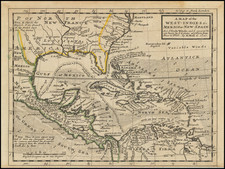 A Map of the West-Indies &c Mexico or New Spain.  Also ye Trade Winds and ye Several Tracts made by ye Galeons and Flota From Place to Place . . . . By Herman Moll