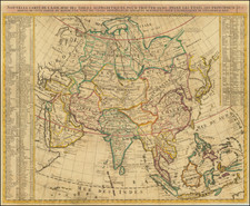Asia Map By Henri Chatelain