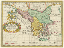 Romania, Balkans, Bulgaria and Greece Map By Edward Wells