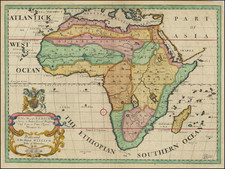 A New Map of Africk, Shewing its Present Divisions, Chief Cities & Towns; Rivers, Mountains &c. Dedicated to his Highness William Duke of Gloucester