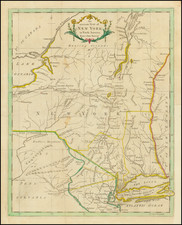 Connecticut, New York State and New Jersey Map By Universal Magazine