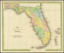 Florida Map By Hinton, Simpkin & Marshall