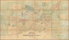 Map of the City of Burlington, Des Moines Co. Iowa, 1873.