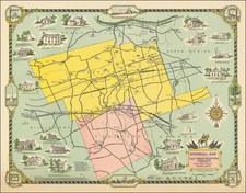 Pennsylvania and Pictorial Maps Map By Franklin W. Wandless R.E.