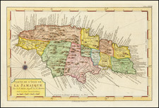 Jamaica Map By A. Krevelt