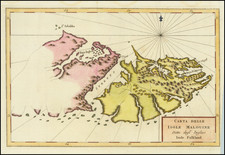 [Falkland Islands]  Carta delle Isole Malouine Dette dagl'Inglesi Isole Falkland