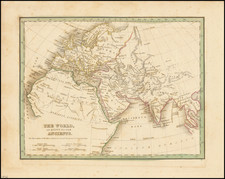 World Map By Thomas Gamaliel Bradford