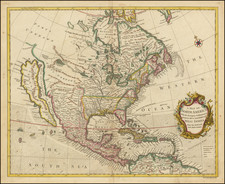 North America and California as an Island Map By Richard William Seale