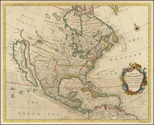 A Map of North America With the European Settlements & whatever else is remarkable in ye West Indies from the latest and best Observations By Richard William Seale
