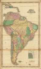 South America Map By Henry Schenk Tanner