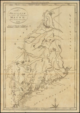 Maine Map By John Payne