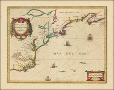 New England, New York State, Mid-Atlantic, Southeast, Virginia, North Carolina and South Carolina Map By Jan Jansson