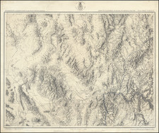 Nevada and California Map By George M. Wheeler