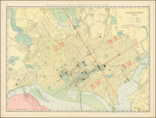 Washington, D.C. Map By Rand McNally & Company