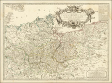 Poland and Norddeutschland Map By Jean de Beaurain