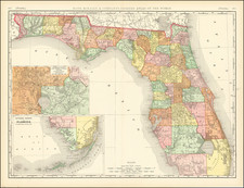 Florida Map By Rand McNally & Company