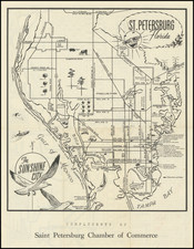 Florida Map By St. Petersburg Chamber of Commerce