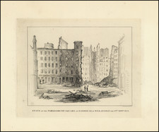 (Great Fire of Edinburgh) State of the Parliament Square, At Day-Break of Wednesday the 17th Novr. 1824.