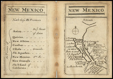 Mexico and Baja California Map By John Seller