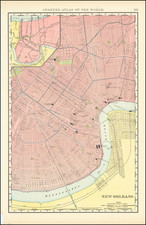 New Orleans Map By William Rand  &  Andrew McNally