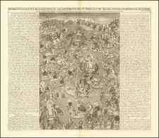 India and Central Asia & Caucasus Map By Henri Chatelain