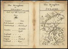 Sweden Map By John Seller