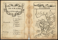 Denmark Map By John Seller