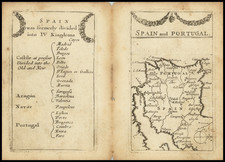 Spain and Portugal Map By John Seller