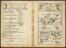Malta, Sicily, African Islands, including Madagascar and Azores Map By John Seller