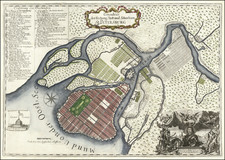 [St. Petersburg]  Grundriss der Festung Statt und Situation St. Petersburg
