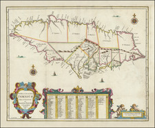 Jamaica Map By John Ogilby