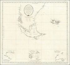 Argentina and Chile Map By Antonio de Cordoba  &  Vargas Ponce