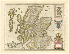 Scotland Map By Willem Janszoon Blaeu