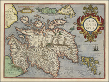 Scotland Map By Abraham Ortelius