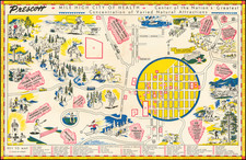 Arizona and Pictorial Maps Map By A. La Benz