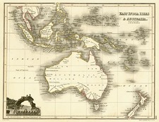 Asia, Southeast Asia, Philippines, Australia & Oceania, Australia and New Zealand Map By John Wyld