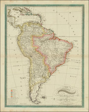 South America Map By Johann Walch