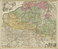 Belgium and France Map By Jan Barend Elwe