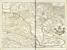 Hungary, Czech Republic & Slovakia and Croatia & Slovenia Map By Giacomo Giovanni Rossi