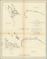 California and Other California Cities Map By United States Coast Survey