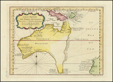(Australia) Carte Reduite Des Terres Australes . . . 1753