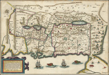 Holy Land Map By Benedictus Arias Montanus