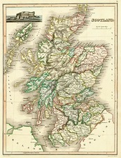 Europe and British Isles Map By John Wyld