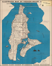 Illustrated Map of Vashon-Maury Island