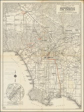 Los Angeles Map By Automobile Club of Southern California