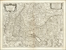 Switzerland, Nord et Nord-Est and Süddeutschland Map By Giacomo Giovanni Rossi