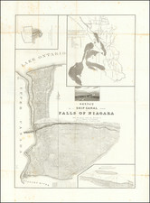 New York State and Canada Map By William G. Williams