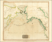 Alaska, Pacific and Russia in Asia Map By John Thomson